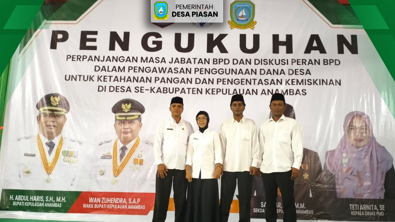 BPD Desa Piasan Hadiri Pengukuhan Perpanjangan Masa Jabatan dan Diskusi Pengawasan Dana Desa