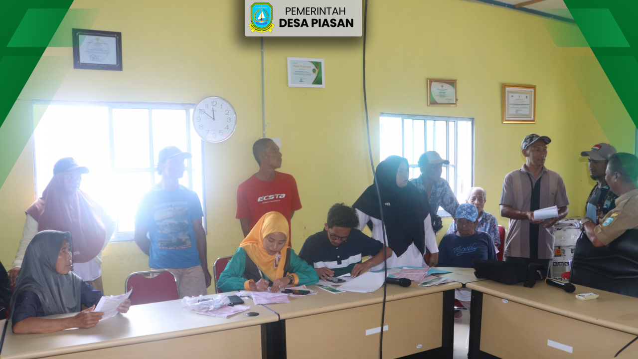 Layanan Keliling PBB-P2 di Desa Piasan