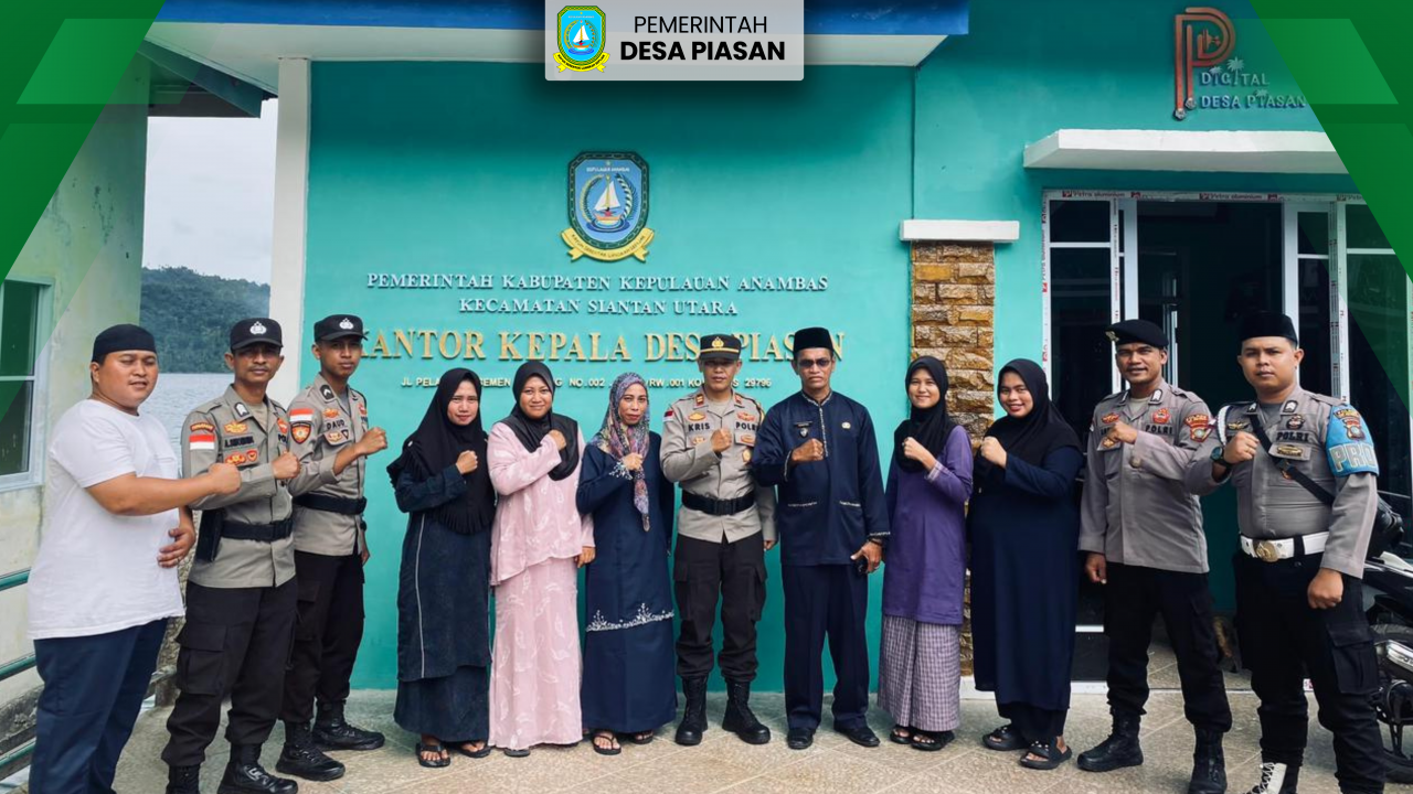 Jalin Sinergitas Kapolsek Palmatak Silaturahmi Ke Desa Piasan Kecamatan Siantan Utara Kabupaten Kepulauan Anambas