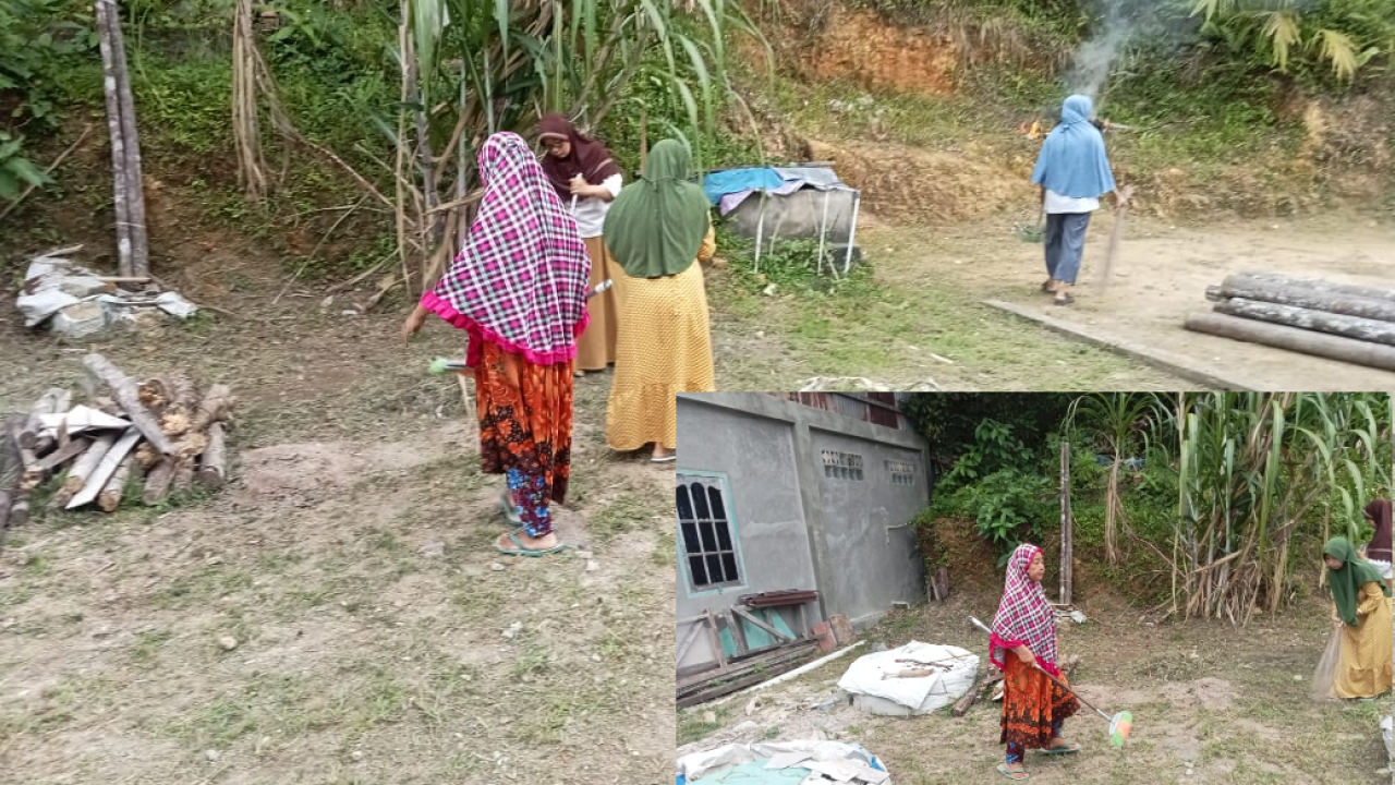 Wujud Kepedulian Lingkungan, Ketua RT 003 Desa Payalaman Inisiasi Aksi Gotong Royong