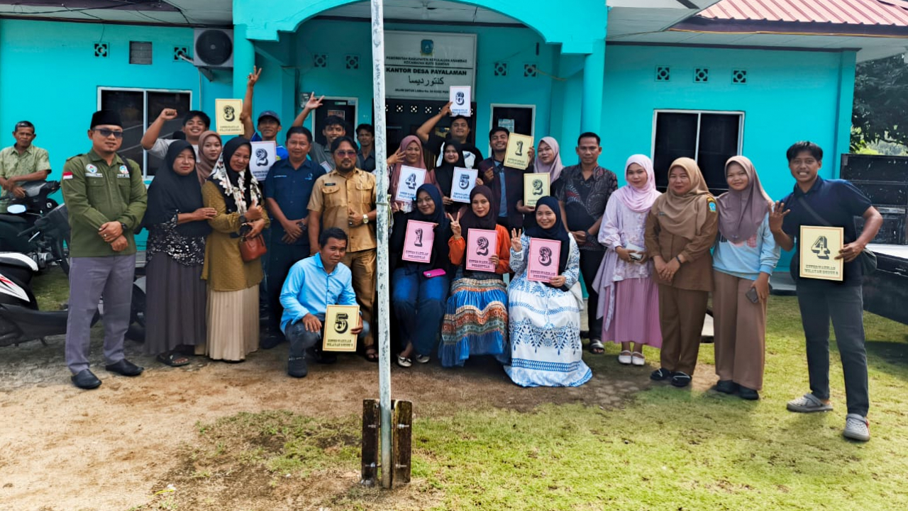 Pencabutan Nomor Urut Calon Anggota BPD Desa Payalaman.