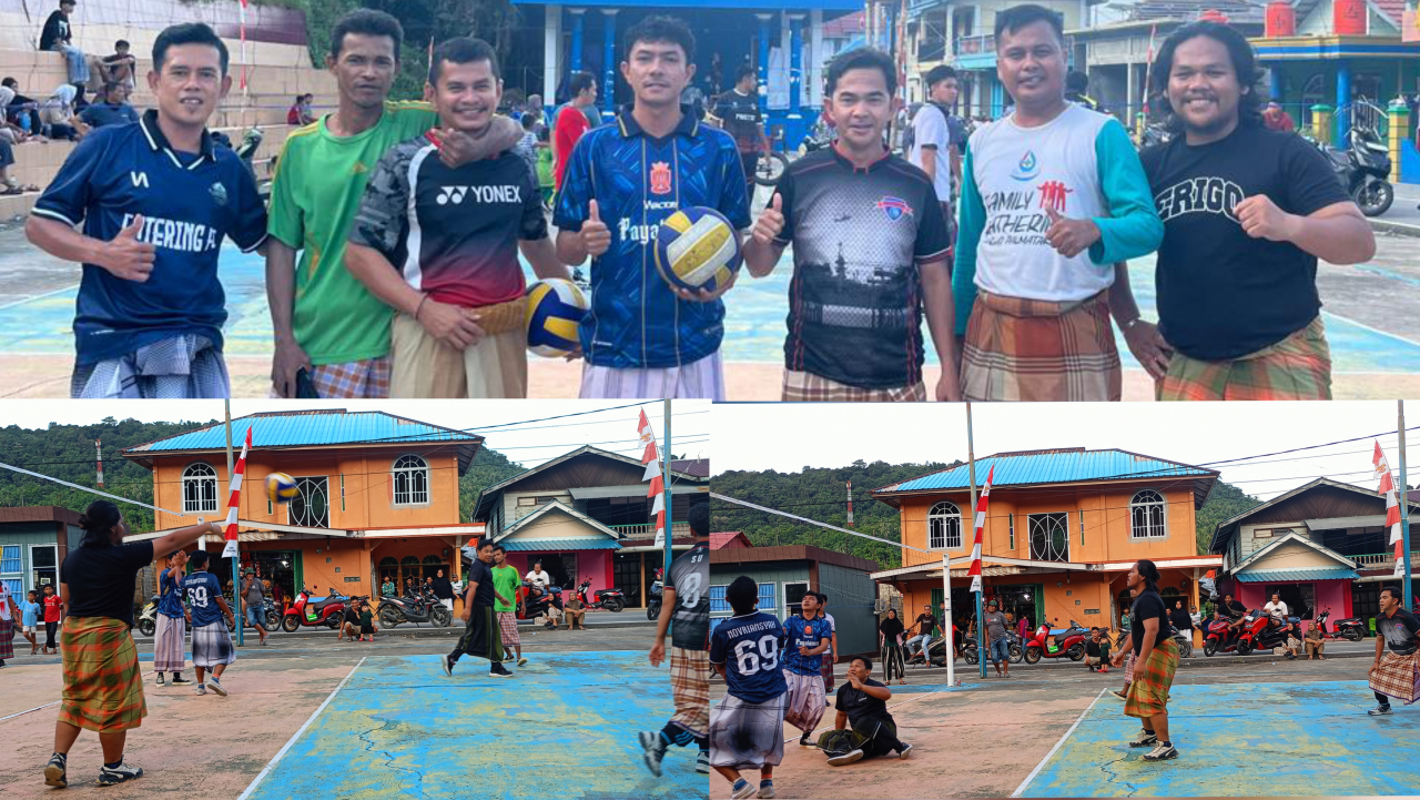 RT 008 RW 002 Desa Payalaman turut meriahkan Perlomba Bola Volly