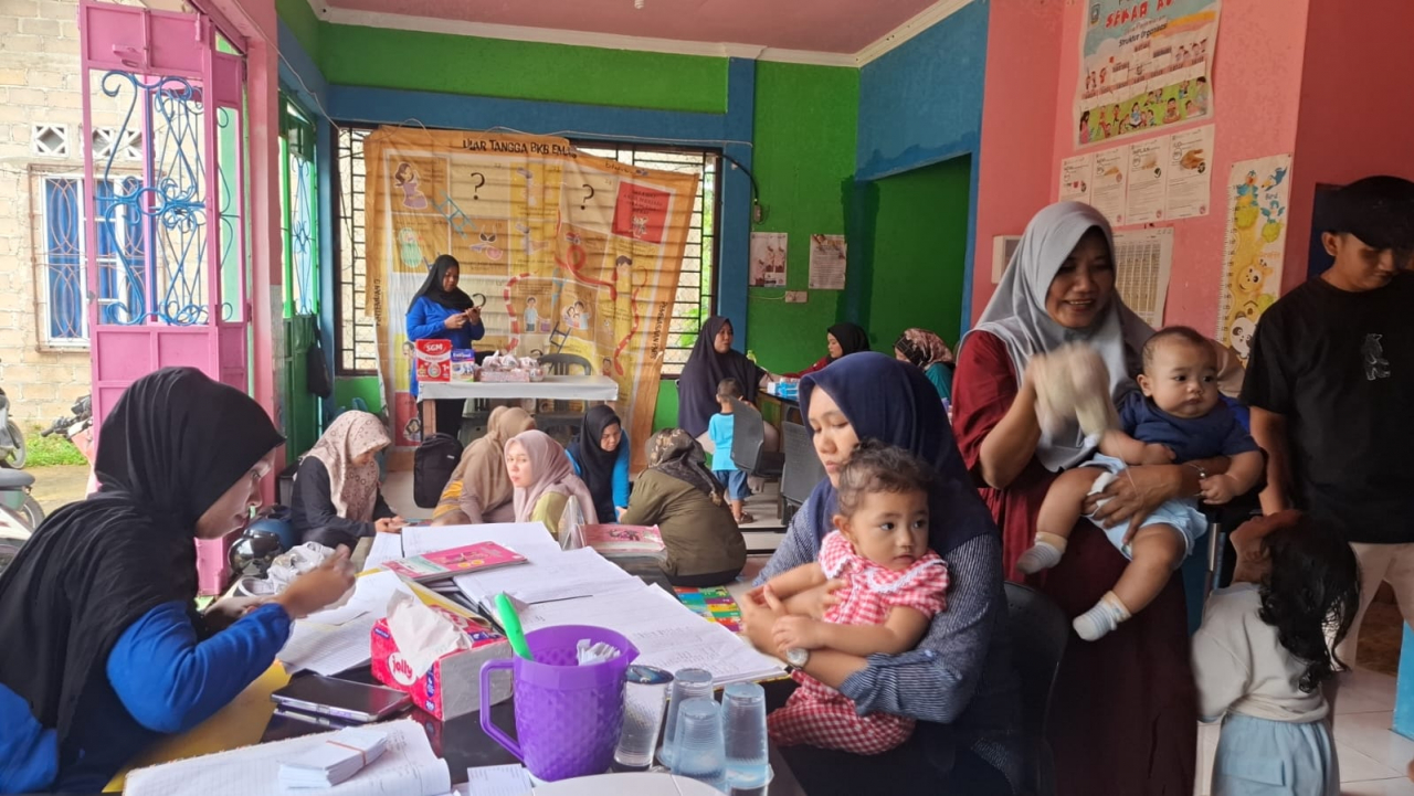 KEGIATAN RUTINITAS POSYANDU DI DESA PAYAMARAM YANG DI LAKUKAN PADA BULAN FEBRUARI 2026