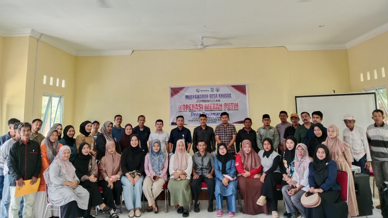 MUSYAWARAH DESA KHUSUS PEMBENTUKAN KOPERASI MERAH PUTIH DESA PAYAMARAM