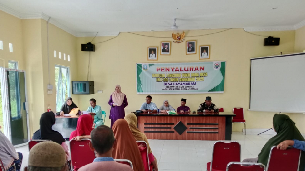 PENYALURAN BLT DD BULAN OKTOBER 2025