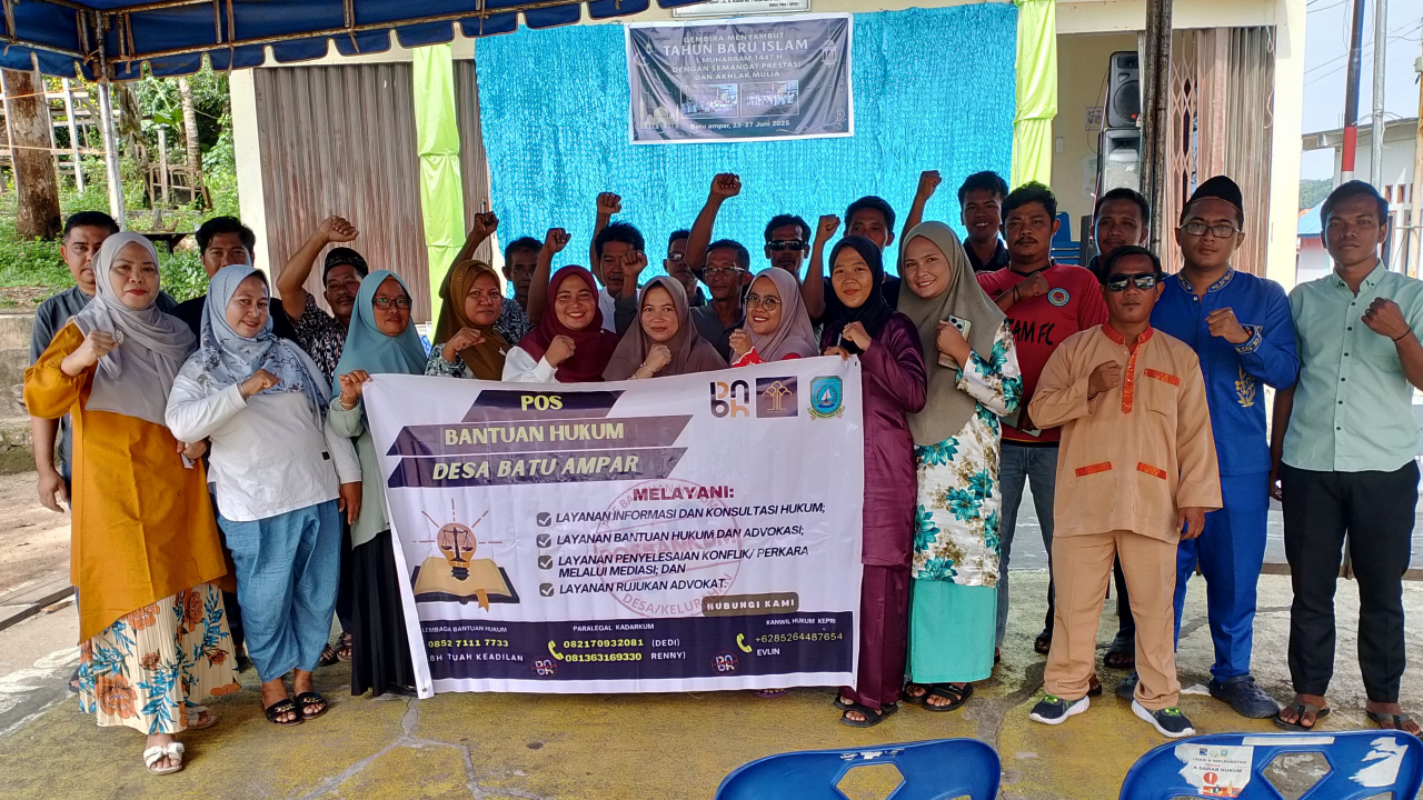 Desa Batu Ampar Bentuk BUMDes "Bina Sejahtera" dan Sosialisasikan Layanan Posbakumdes