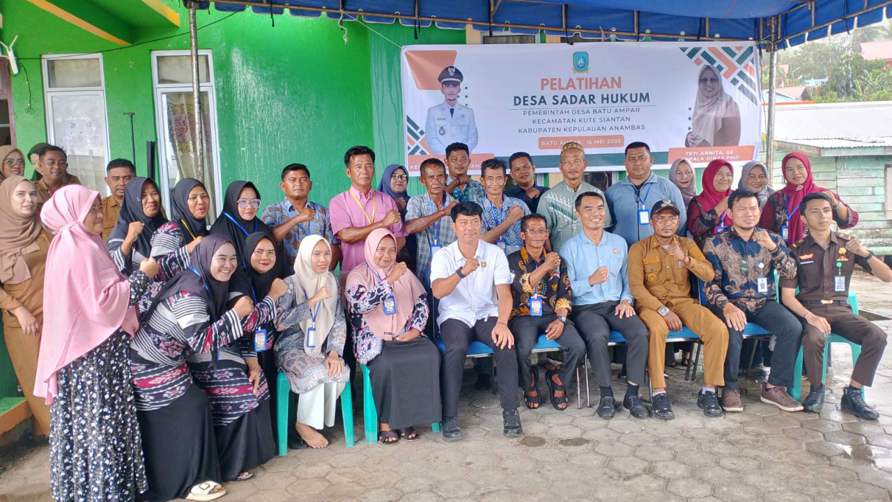 Sosialisasi dan Pembentukan Kelompok Kadar Hukum di Desa Batu Ampar