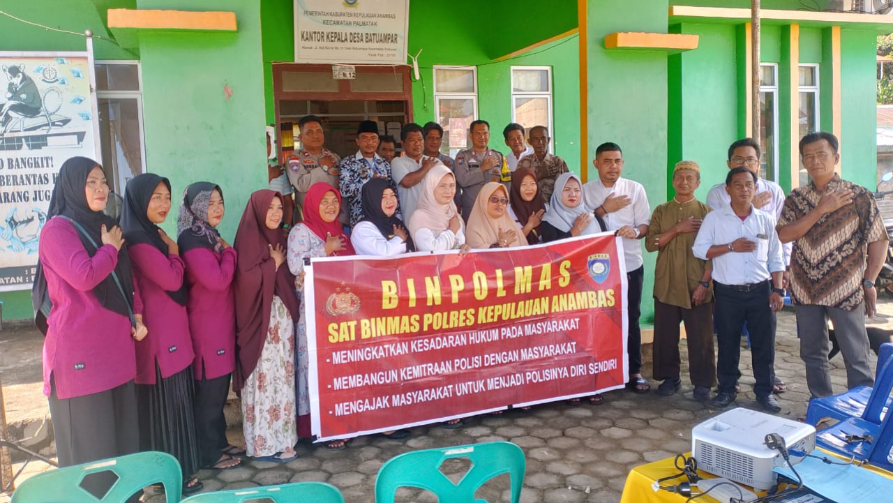 Sosialisasi Bahaya Narkoba bagi Keberlangsungan Berbangsa dan Bernegara di Desa Batu Ampar
