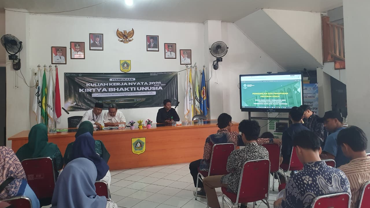Pembukaan Kuliah Kerja Nyata (KKN) Kirtya Bhakti Unusia Tahun 2026