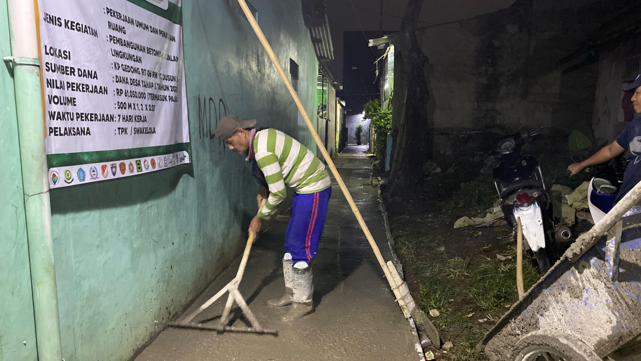 Rabat Beton Gedong Bojonggede: Akses Warga Meningkat