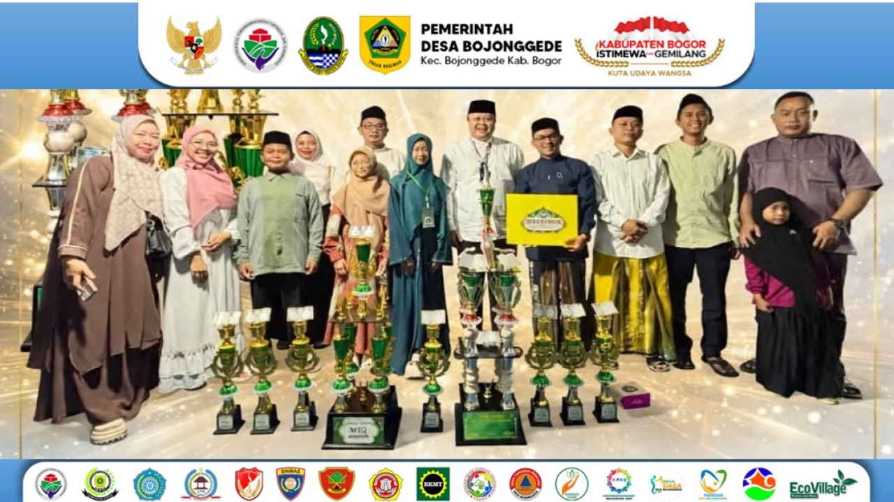 HEBAT! Putra Putri Desa Bojonggede Pertahankan Gelar Juara Umum MTQ 2026 Tingkat Kecamatan