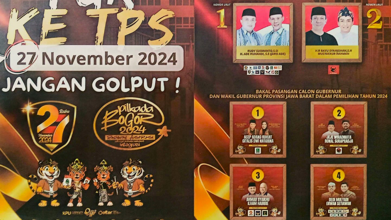 Sosialisasi Pemilihan Gubernur dan Wakil Gubernur Jawa Barat serta Bupati dan Wakil Bupati Bogor 2024 di Desa Tugu Utara