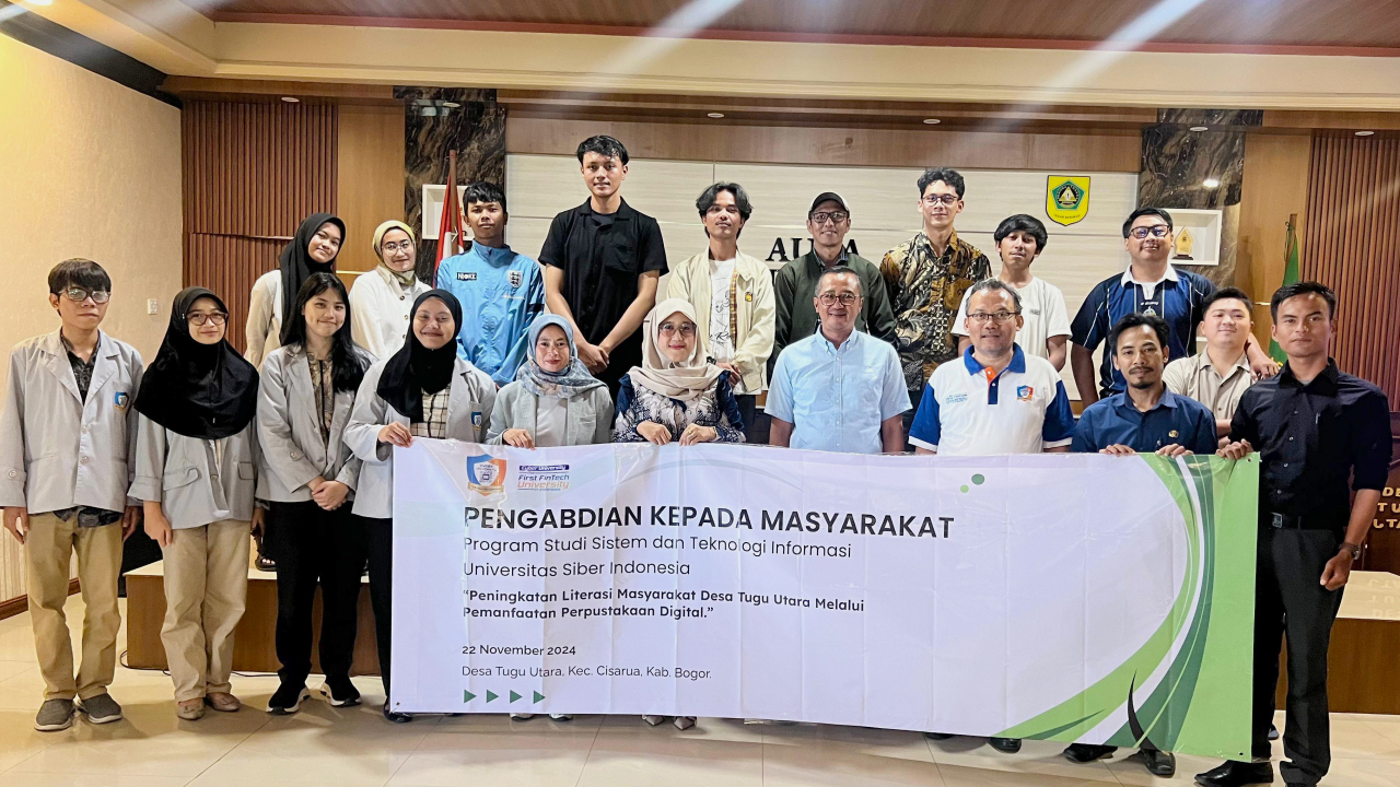 Kerjasama Pentahelix Desa Tugu Utara dan Universitas Siber Indonesia Tingkatkan Literasi Digital Masyarakat