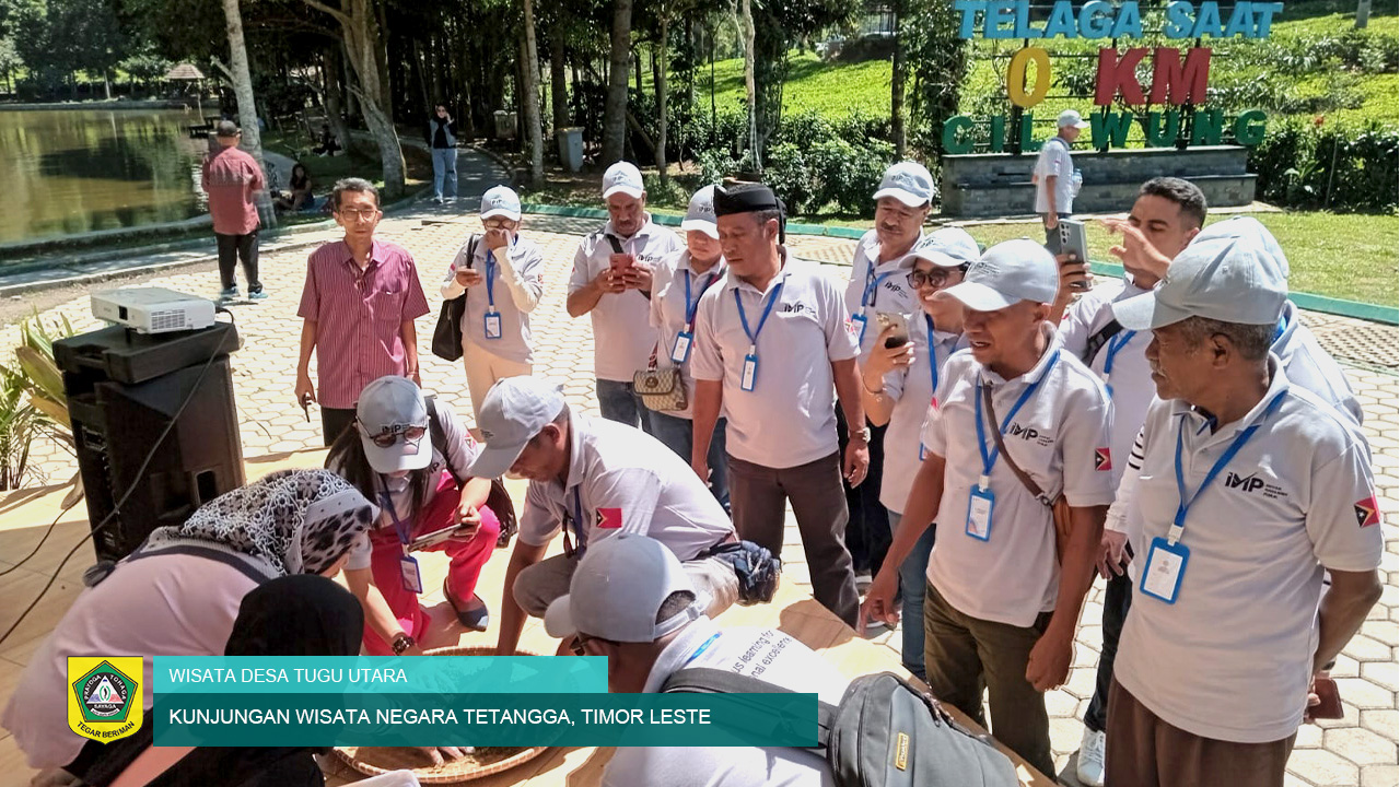 Kunjungan Wisata Negara Tetangga Timor Leste ke Telaga Saat, Desa Tugu Utara