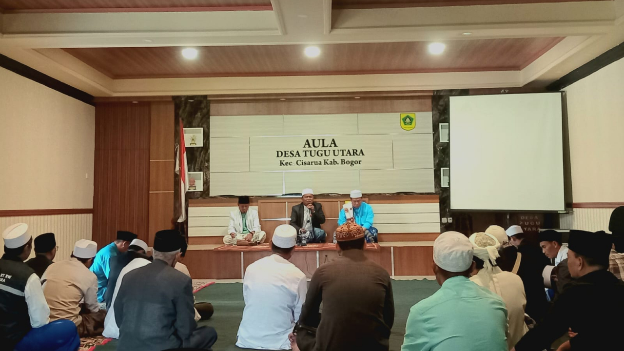 Acara Pengajian Syahriahan, MUI Desa Tugu Utara Berlangsung Khidmat