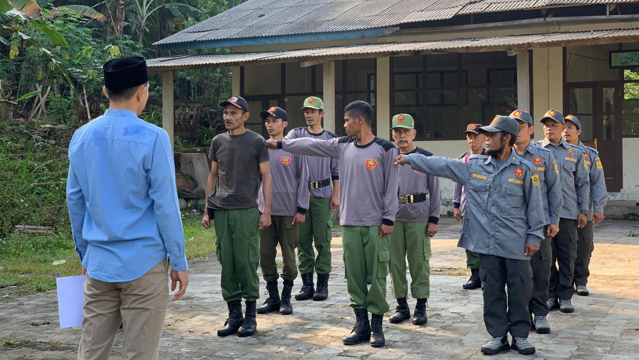 PERSIAPAN LOMBA PBB LINMAS TINGKAT KECAMATAN MEGAMENDUNG