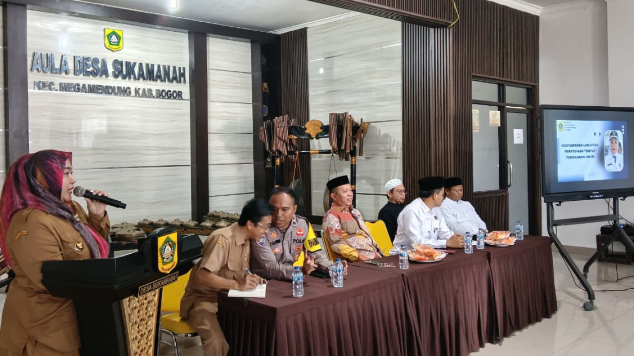 Respon Kebutuhan Lahan Pemakaman, Pemdes, Unsur Kelembagaan dan Tokoh Masyarakat Sukamanah Gelar Musyawarah Lanjutan.