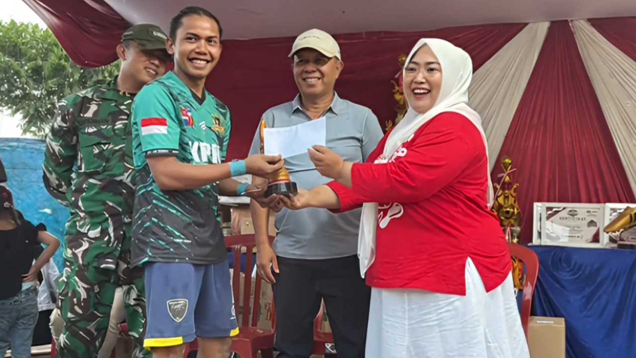 Laga Puncak Cijeruk Cup 2026 Berlangsung Meriah, Ibu Kepala Desa Sukamanah, Hj. Irmayani, S.H Dukung Potensi Olahraga Warga