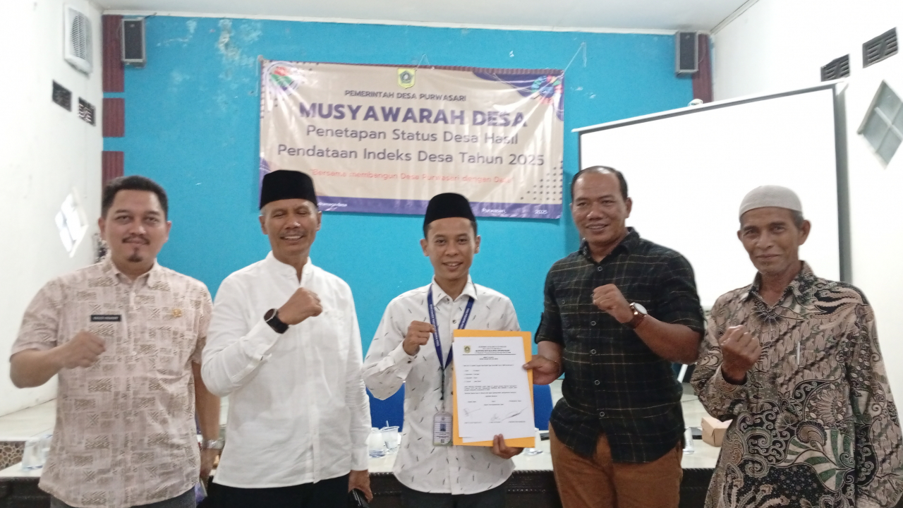 Penetapan Status Desa Purwasari Berdasarkan Indeks Desa Membangun Tahun 2025