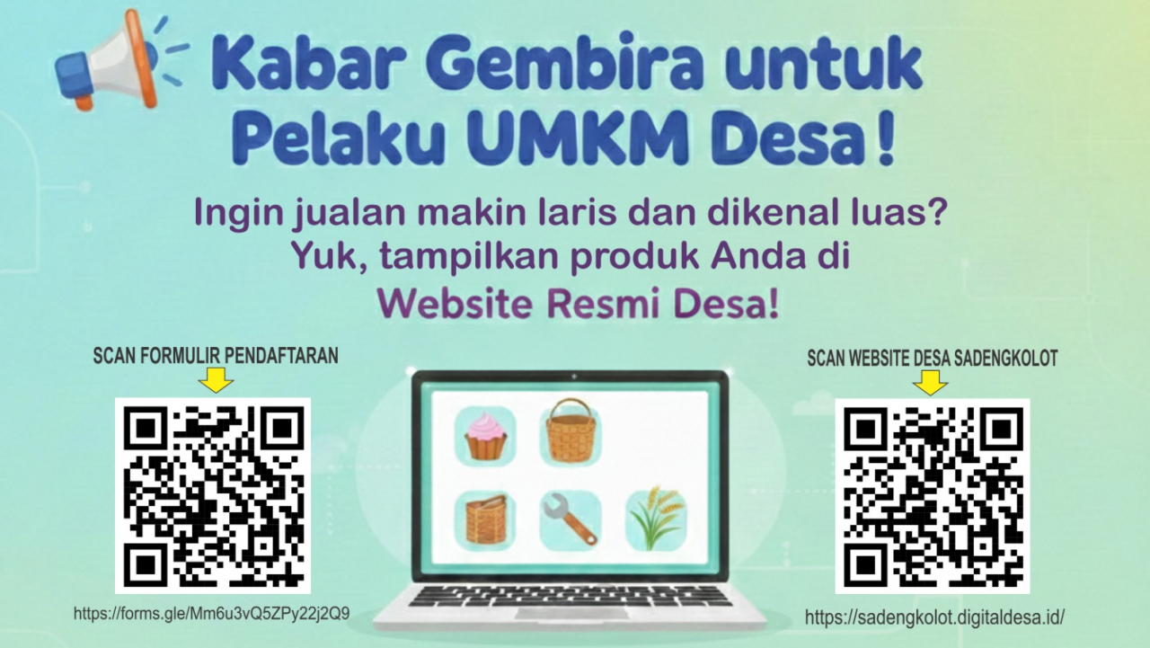 Promosi UMKM di Website resmi Desa