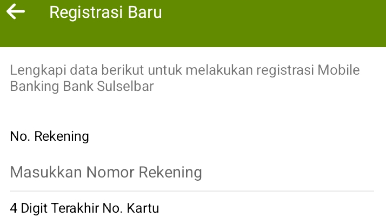 Cara registrasi ulang sulselbar mobile di hp