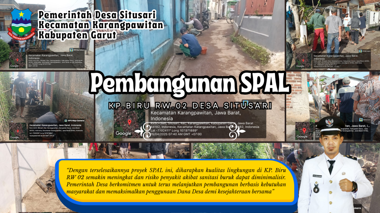 Pembangunan SPAL di KP. Biru RW 02: Wujud Nyata Pemanfaatan Dana Desa Tahun 2025