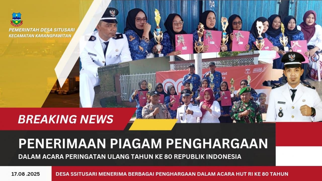 Desa Situsari Raih Berbagai Penghargaan di Tingkat Kecamatan Karangpawitan