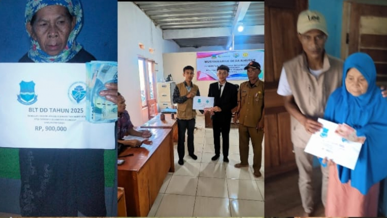 PEMDES MENYALURKAN BLT DD TA.ANGGARAN 2025