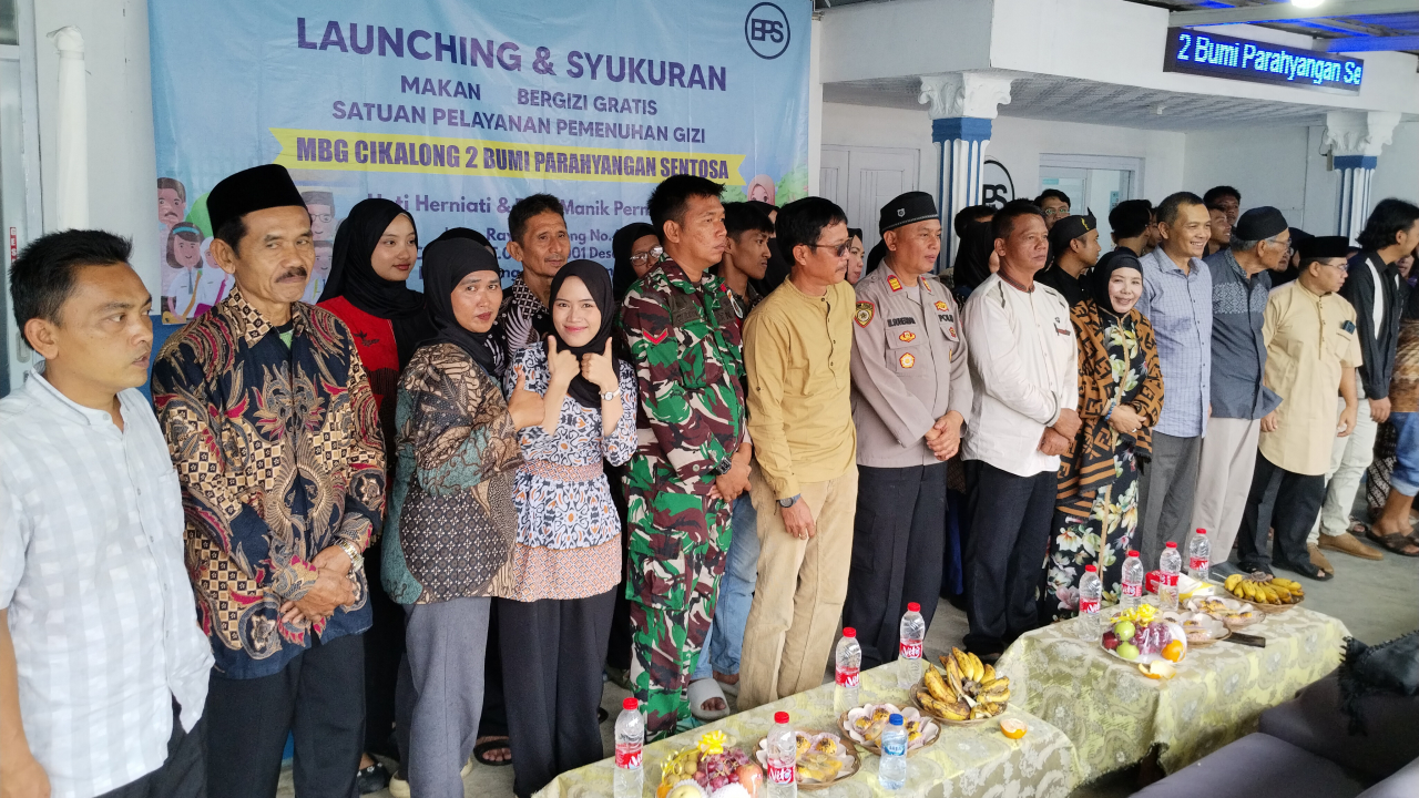 Grand Launching Dapur MBG Yayasan Bumi Parahyangan Sentosa Resmi Digelar di Desa Cikalong