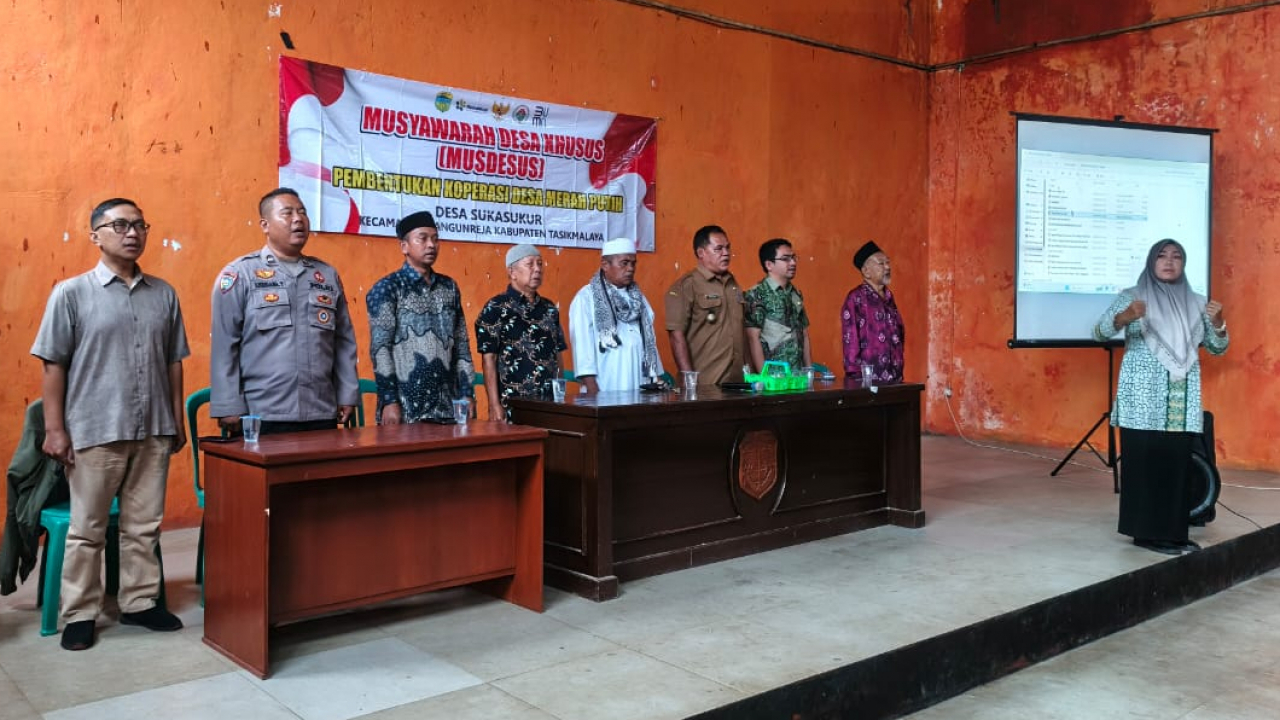 Musyawarah Desa Khusus Pembentukan Koperasi Desa Merah Putih