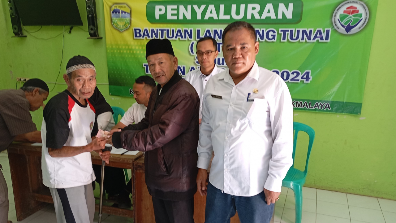 Penyaluran BLT-DD Salur Bulan Agustus di Desa Sukasukur Tahun 2024