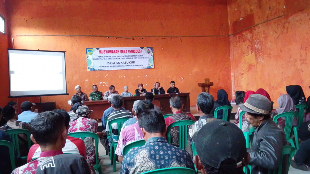 RKPDes 2026 Sukasukur Disahkan Musyawarah Desa