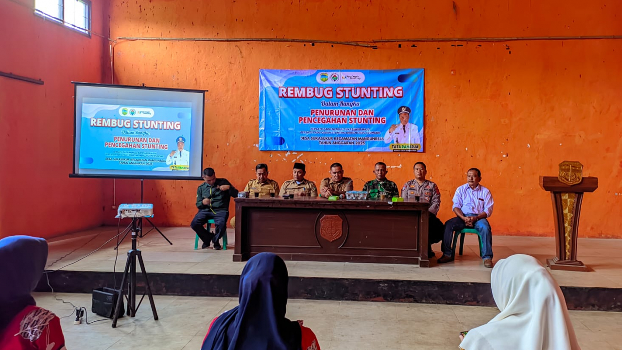 Rembug Stunting Desa Sukasukur Tahun 2025 untuk Anggaran 2026
