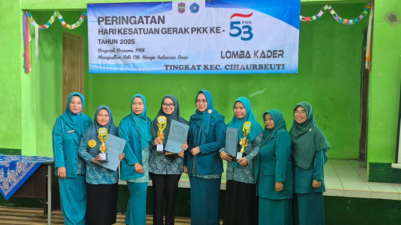 PKK Desa Pasirtamiang Raih Juara 2 pada Peringatan HKG PKK ke-53 Tingkat Kecamatan Cihaurbeuti