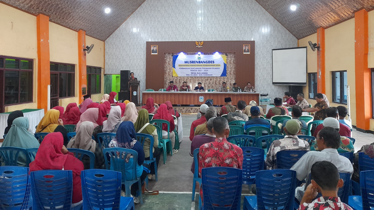 Musrenbangdes Perubahan RPJMDes 2021-2029 Desa Kaliaren