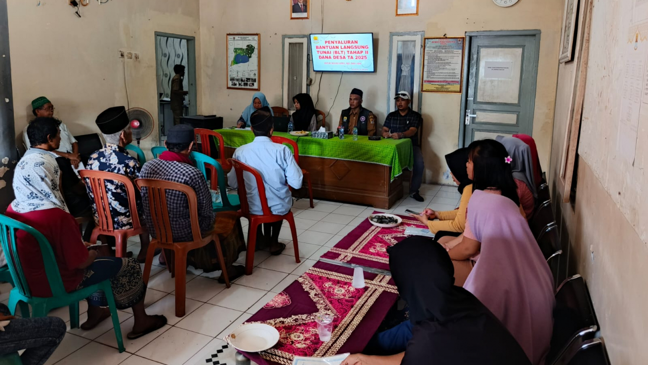 PENYALURAN BLT-DD TAHAP II TAHUN 2025 DESA SETUPATOK BERJALAN LANCAR DAN TEPAT SASARAN