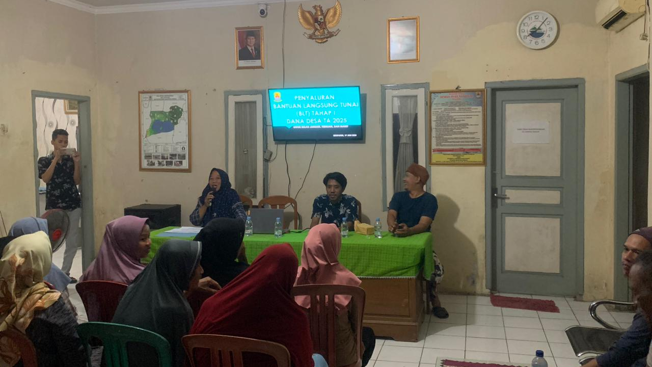 Penyaluran BLT-DD Tahap I Tahun Anggaran 2025 Desa Setupatok Kecamatan Mundu Kabupaten Cirebon
