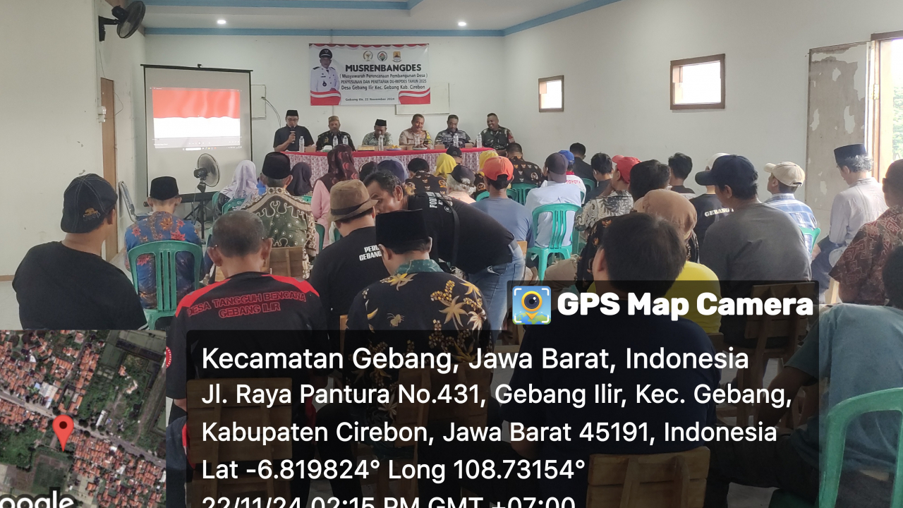 DESA GEBANG IKIR GELAR MUSRENBANGDES  PENYUSUNAN DAN PENETAPAN DU-RKPDES TAHUN 2025