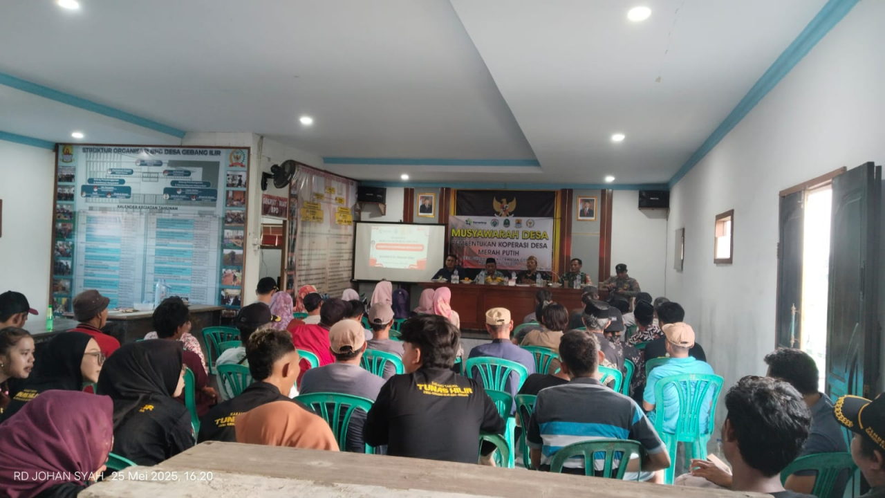 MUSYAWARAH DESA KHUSUS PEMBENTUKAN KOPERASI MERAH PUTIH