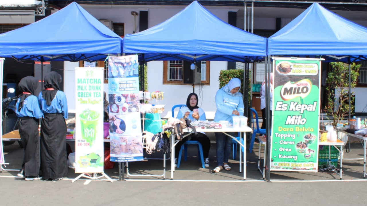 Meriahkan HUT RI ke-80, Desa Sukamukti Gelar Bazar Rakyat