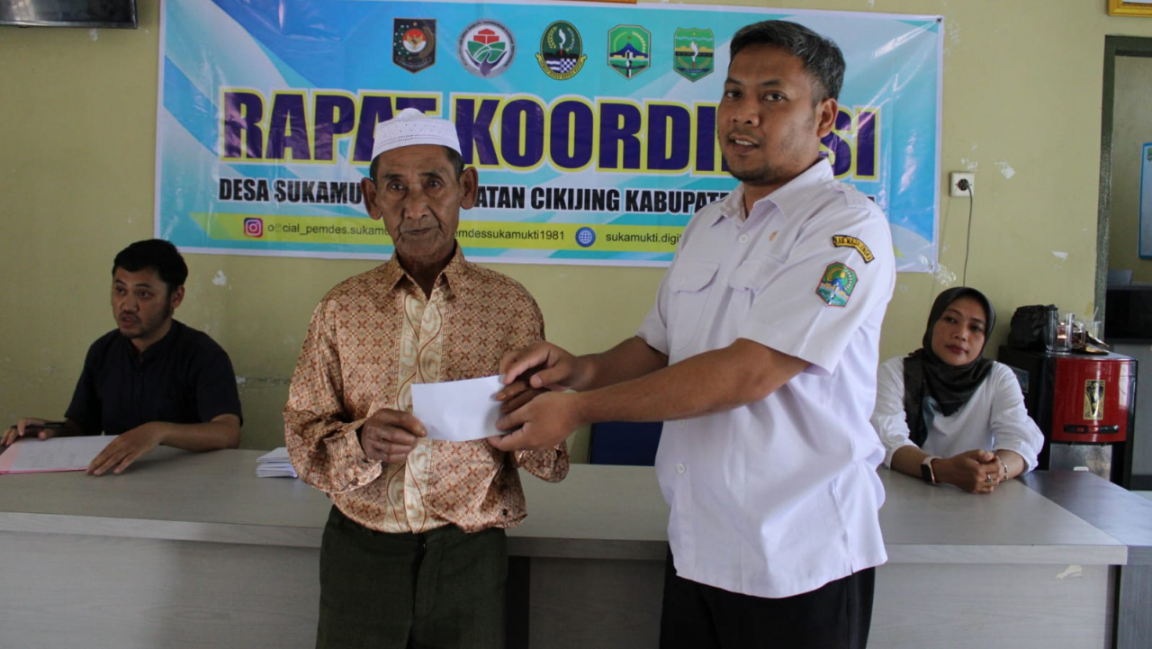 Gema Insan Sukamukti, Santuni 65 Yatim Piatu & Jompo