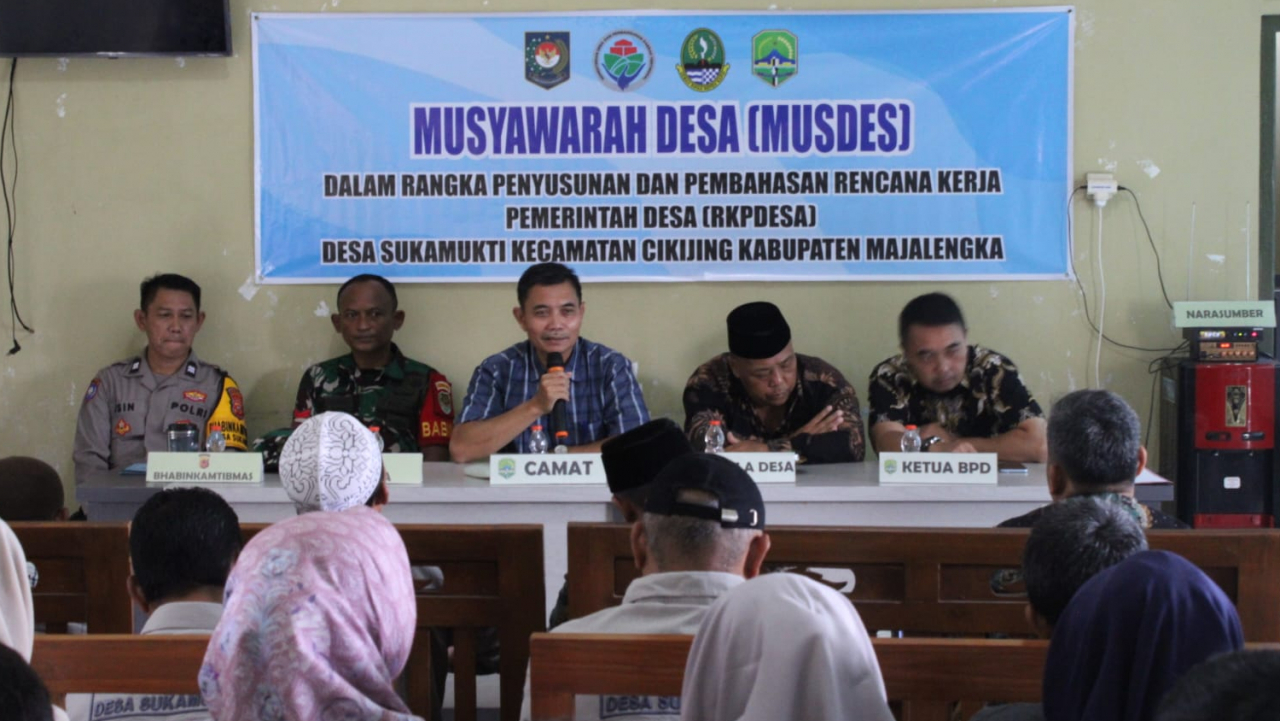 Musyawarah Desa Sukamukti dalam Rangka Penyusunan RKPDESA 2025