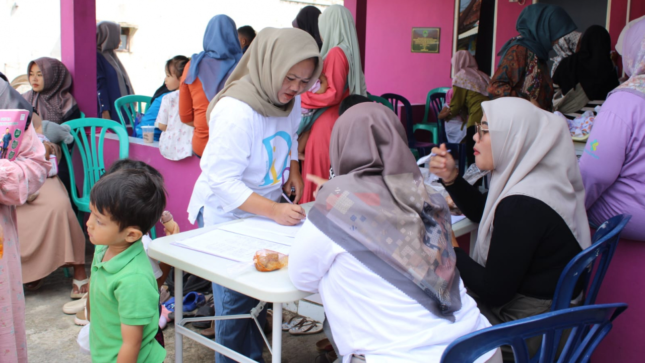 Posyandu Mawar II Sukamukti Aktif Layani Kesehatan Balita