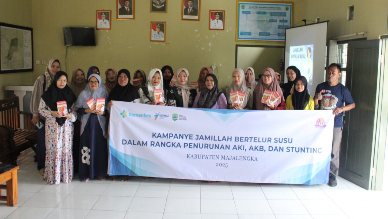 Jamilah Berterlur Susu: Tekan AKI, AKB, Stunting di Sukamukti