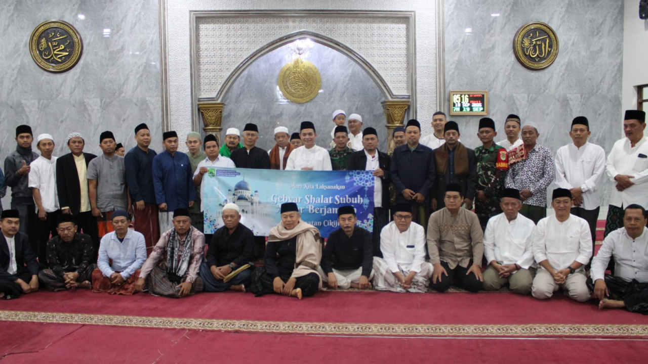 Shubuh Akbar Berjamaah Tingkat Kecamatan Cikijing di Masjid Al-Mufti