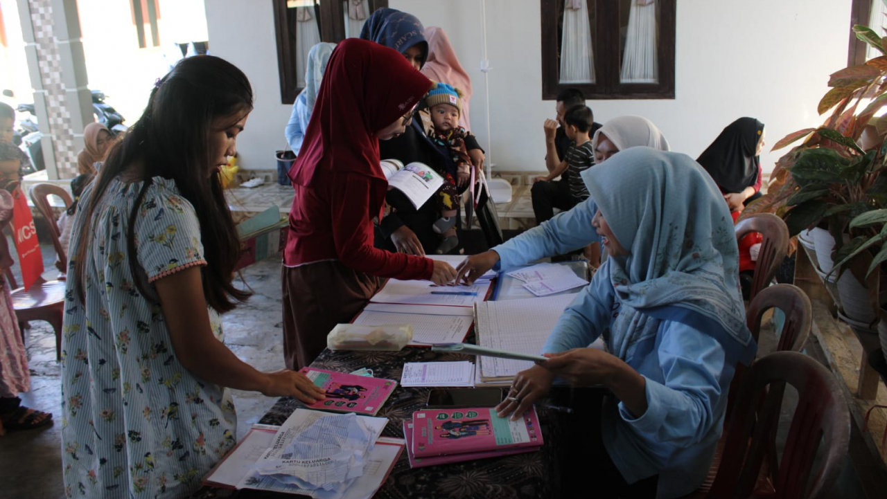 Posyandu Mawar V Bulan Maret; Sukses Digelar