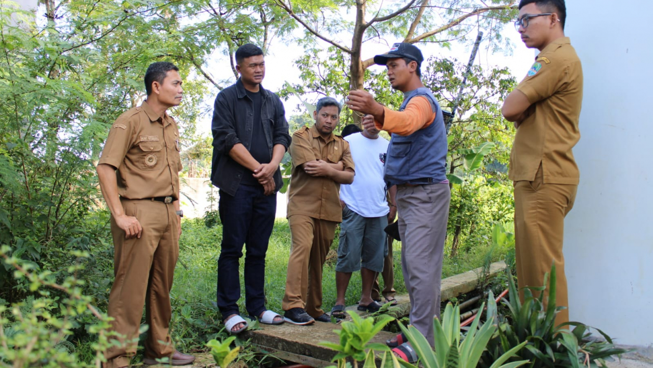 Peninjauan Banjir Sukamukti, Pemdes & Camat Cikijing Turun Tangan