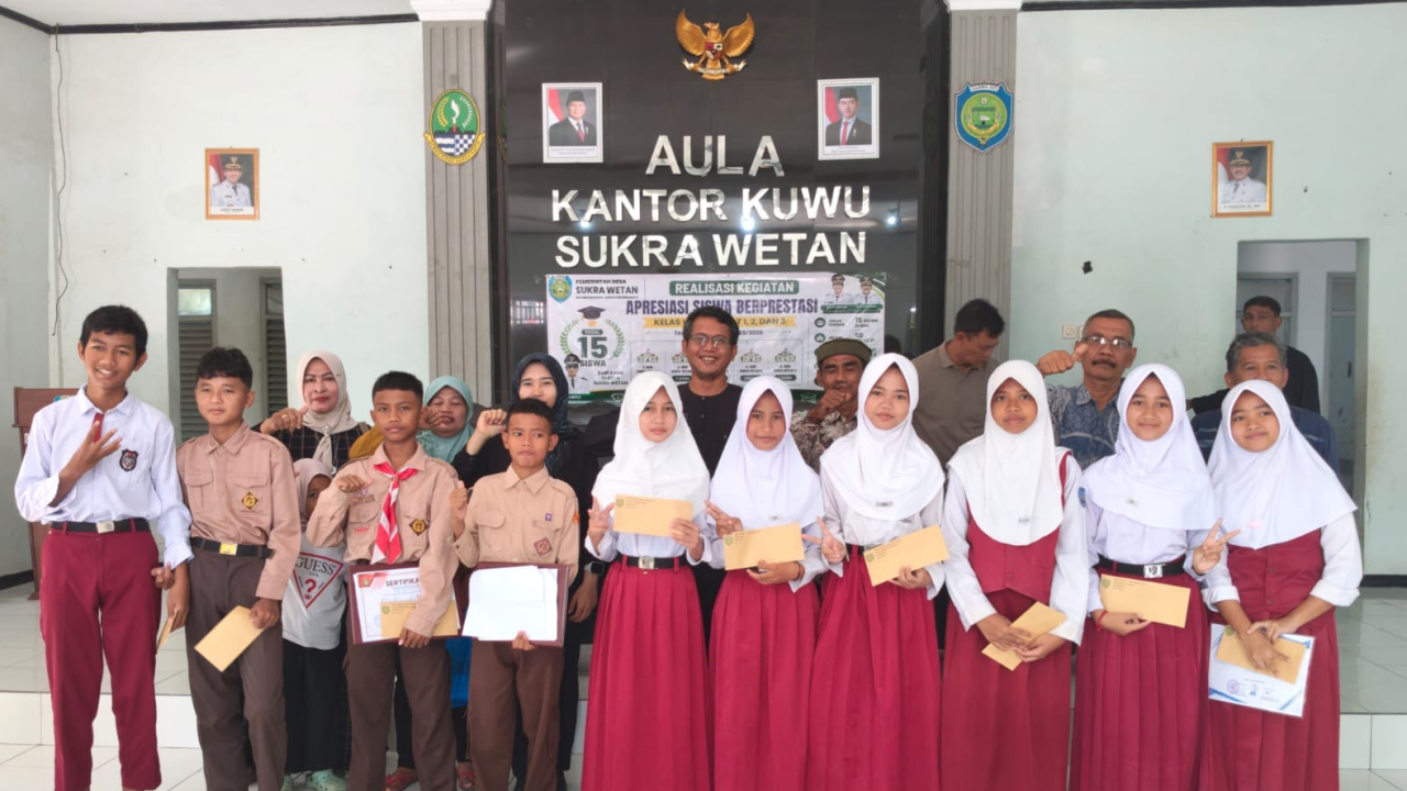 Apresiasi Siswa Berprestasi kelas VI SD Tahun Ajaran 2025/2026