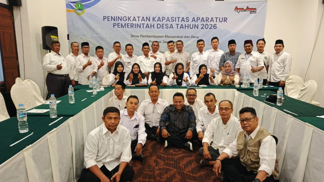 Pemdes Sukra Wetan Mengikuti Acara Bimtek Peningkatan Kapasitas Aparatur Desa Tahun 2026