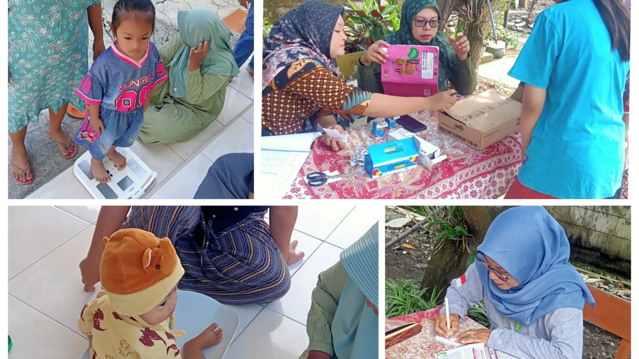 Kegiatan Posyandu Seroja 5 Dusun Kedung Dawa